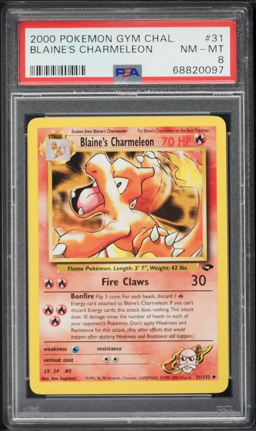 2000 #31 Blaine's Charmeleon PSA