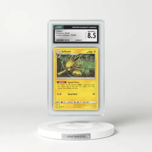 2019 Cosmic Eclipse #70/236 Jolteon (CGC 8.5 NM-MT+)