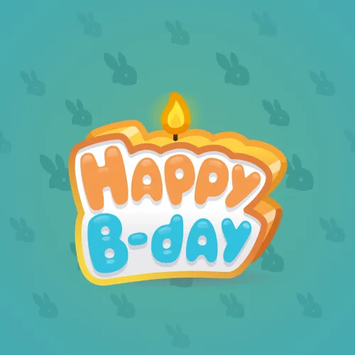 B-Day Candle #218587