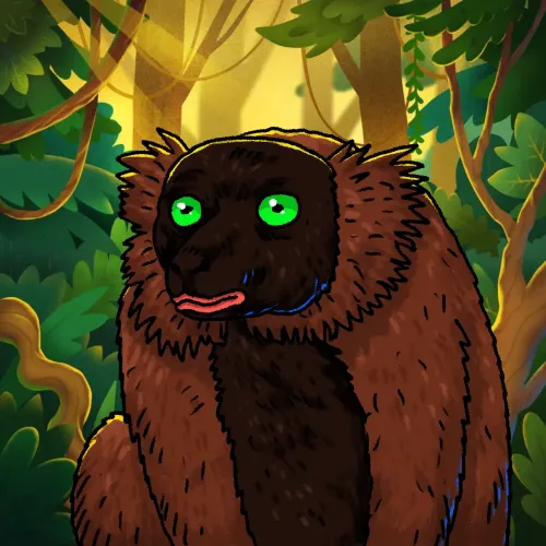 Red ruffed Lemur Pepe ＃782