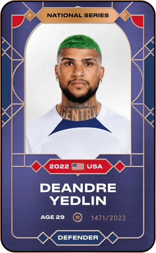 DeAndre Yedlin 2022 • Custom Series 1471/2022