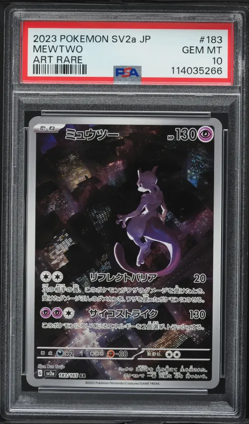 2023 #183 Mewtwo PSA 10 Japanese