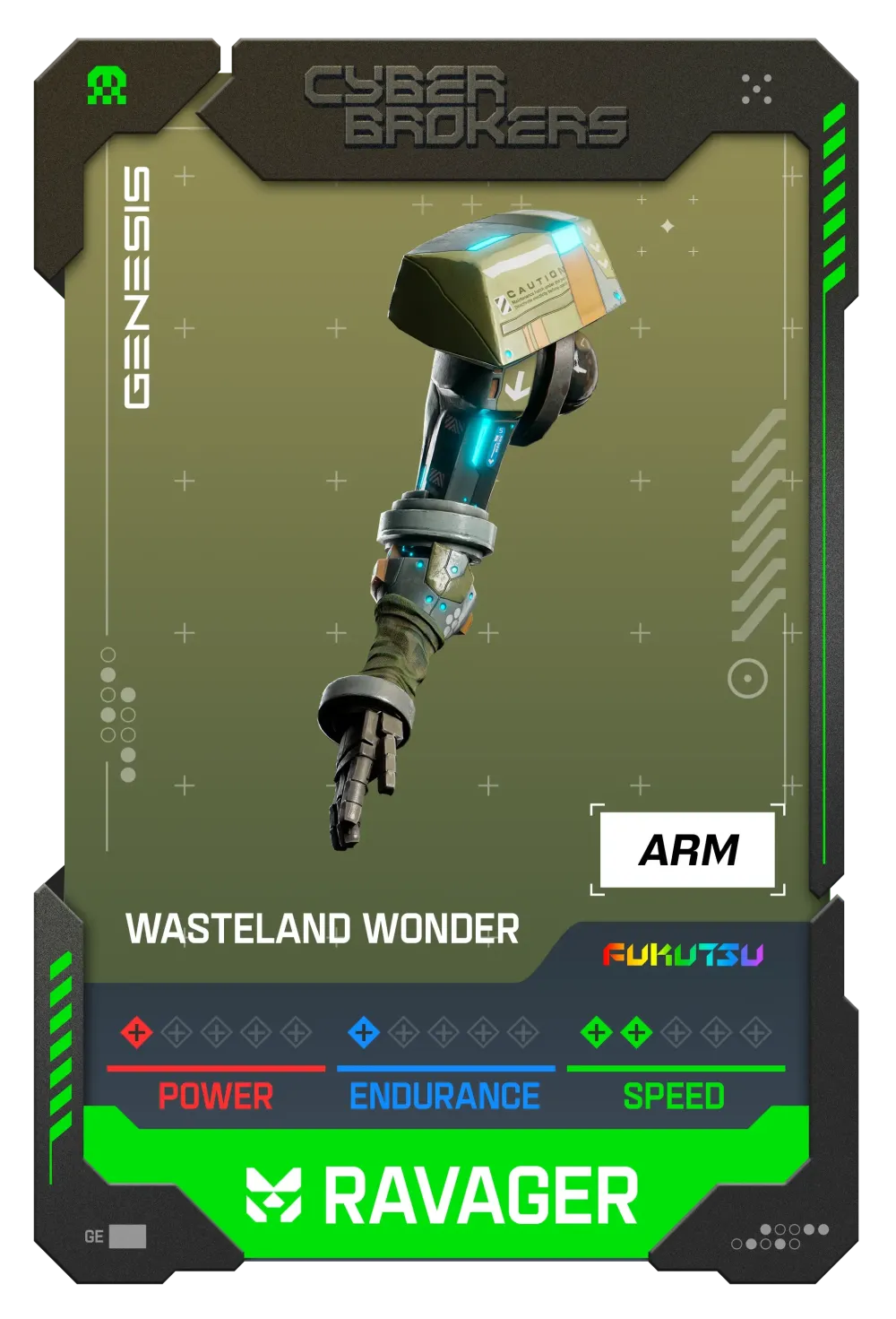 Wasteland Wonder Ravager Arm  #37886