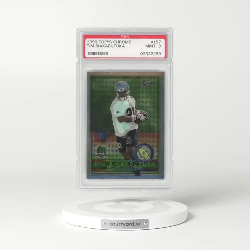 1996 Topps Chrome #157 Tim Biakabutuka (PSA 9 MINT)