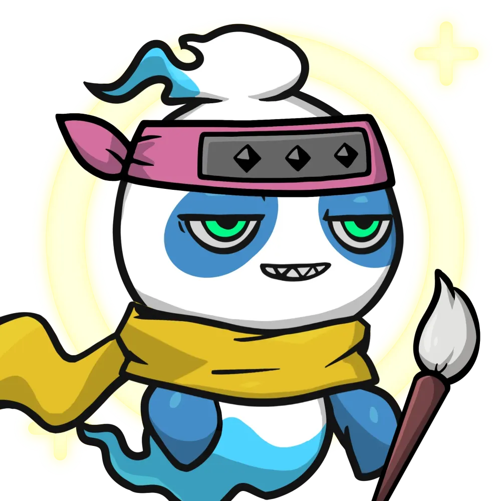 Mitama-Blue panda #13983