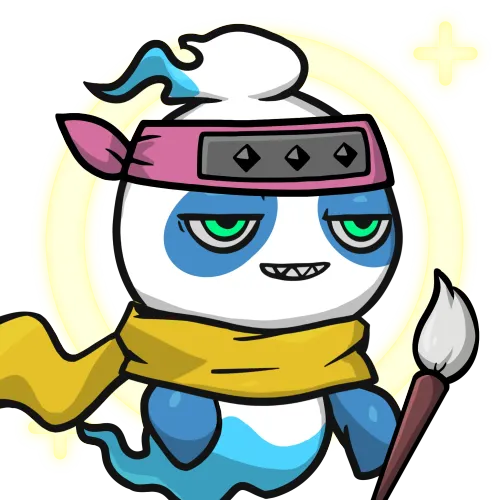 Mitama-Blue panda #13983