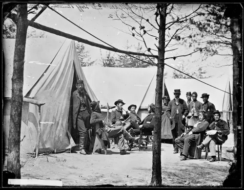 Camp of Capt. (G.F.W. Wiley) A.Q.M., Stonemans Station, VA #189