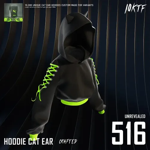 Puma Cat Ear Hoodie #516