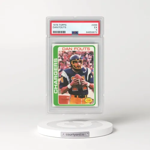 1978 Topps #499 Dan Fouts (PSA 5 EX)