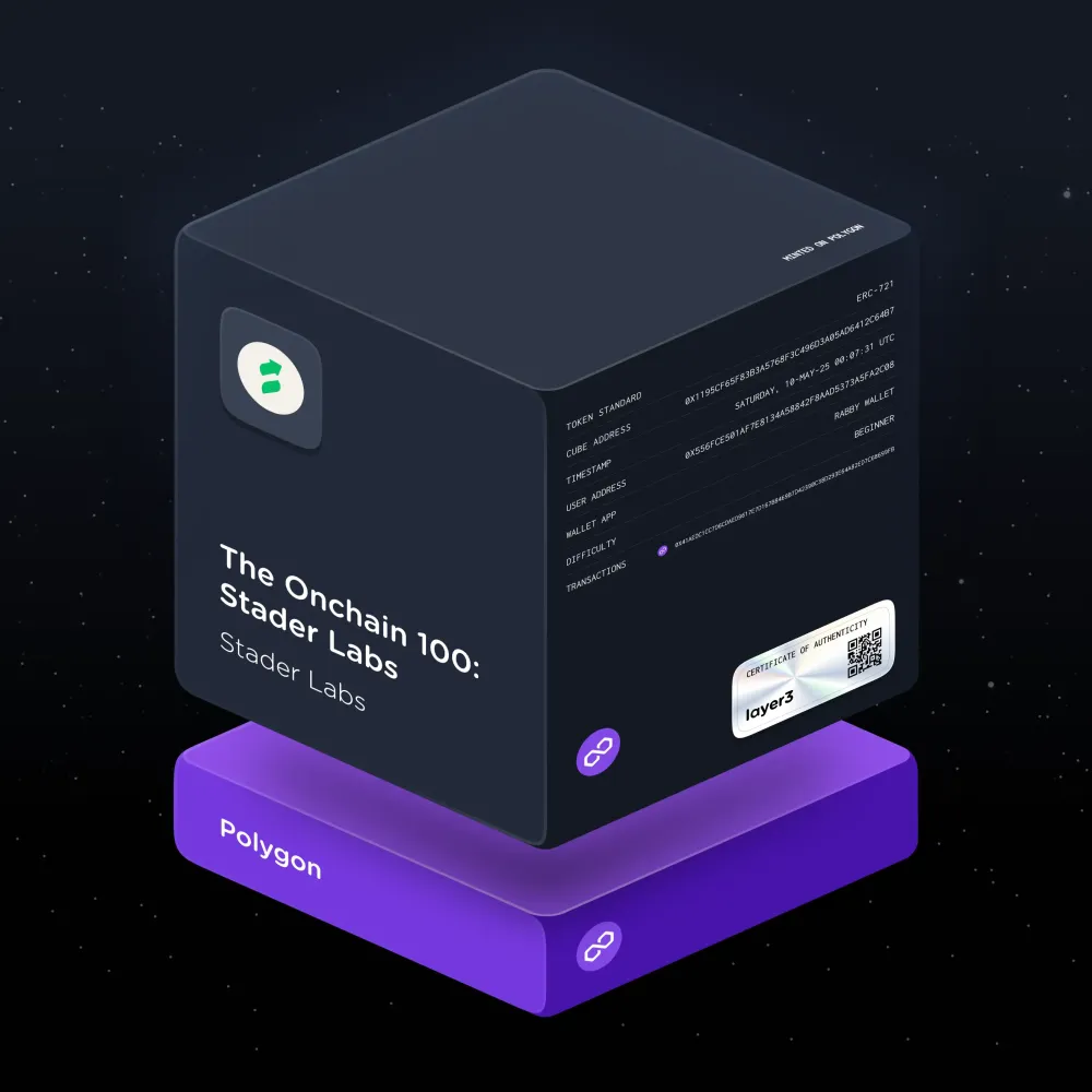 The Onchain 100: Stader Labs #5194511