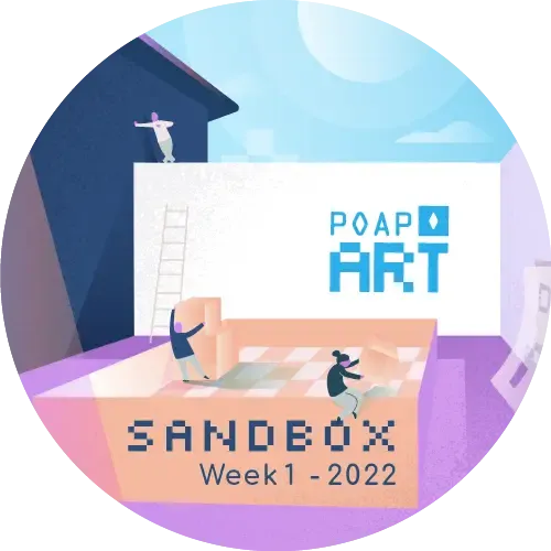 POAP.art Sandbox Weekly Canvas - Week 1 2022 #3455845