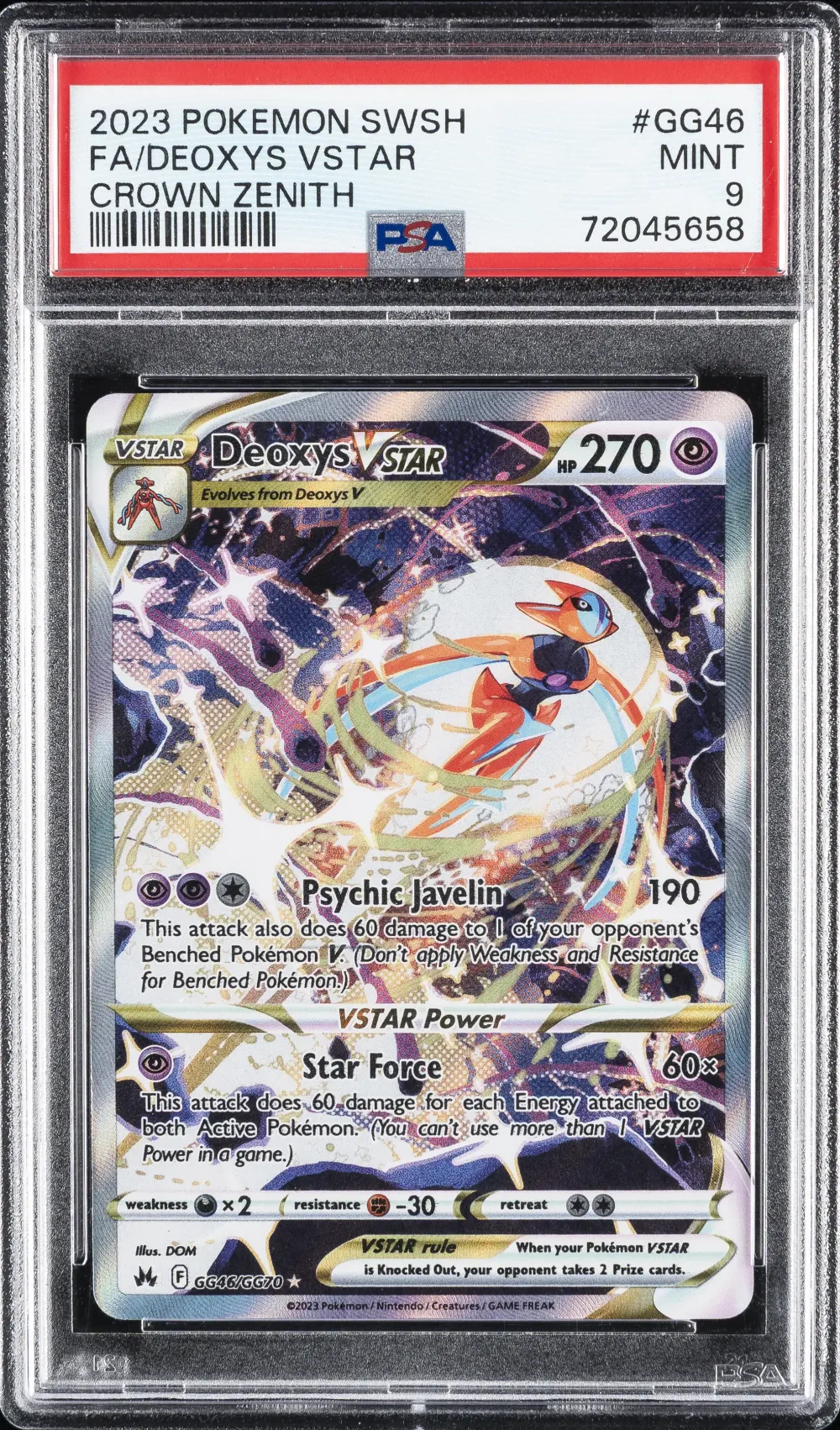 2023 #GG46 Full Art/Deoxys Vstar