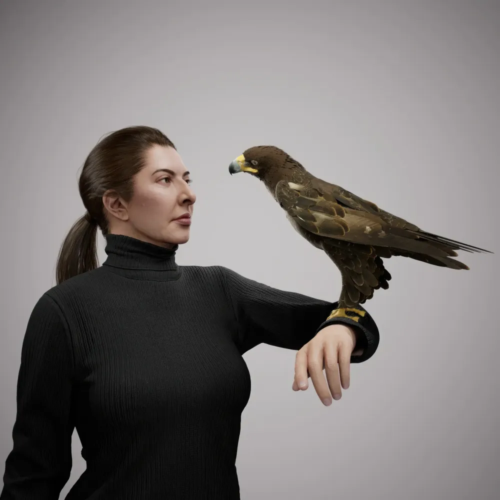 Portrait with Eagle #688