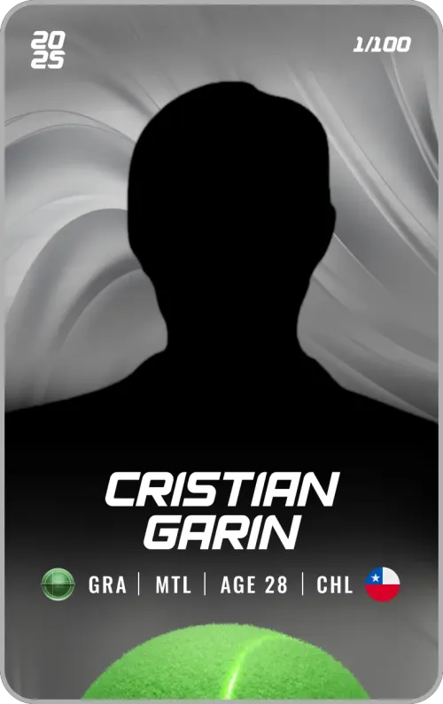 Cristian Garin - Silver - Mental #20414