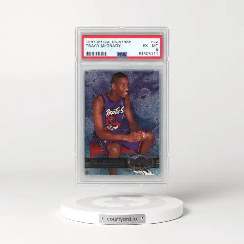 1997 Metal Universe #42 Tracy McGrady (PSA 6 EX-MT)
