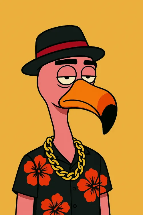Bored Flamingo #9