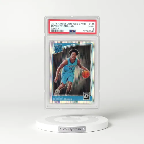 2018 Panini Donruss Optic #189 Devonte' Graham - Shock (PSA 9 MINT)