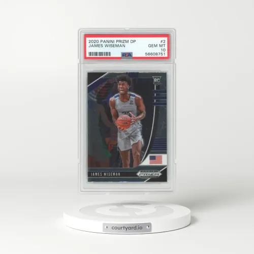 2020 Panini Prizm Draft Picks #2 James Wiseman (PSA 10 GEM MINT)