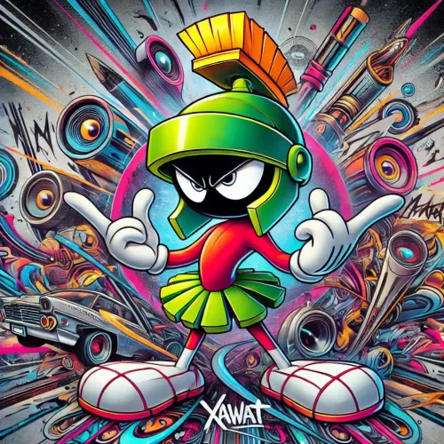 artistic depiction of Marvin the Martian #22