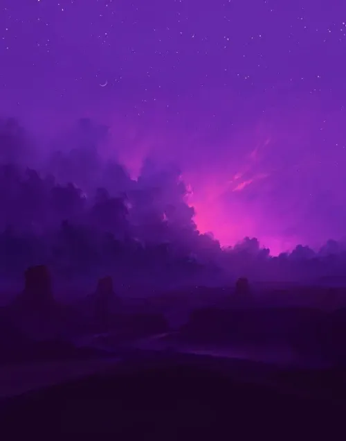 Purple Sky #1