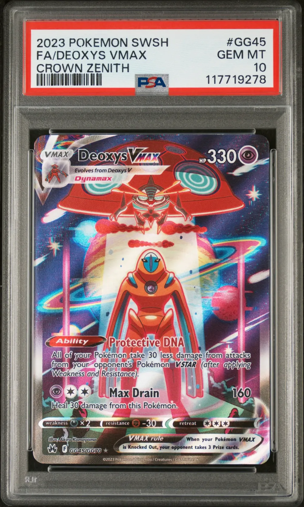 2023 #GG45 Full Art/Deoxys Vmax 