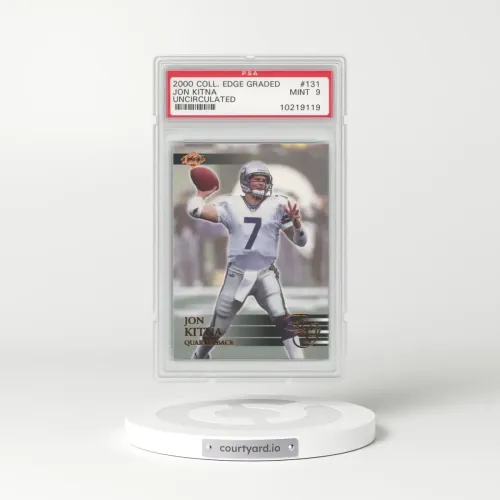 2000 Collector's Edge Graded #131 Jon Kitna - Uncirculated (PSA 9 MINT)