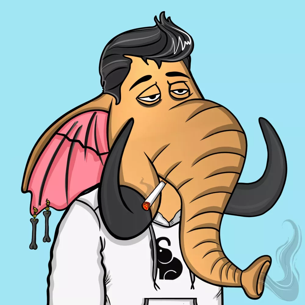 Untamed Elephant  #820