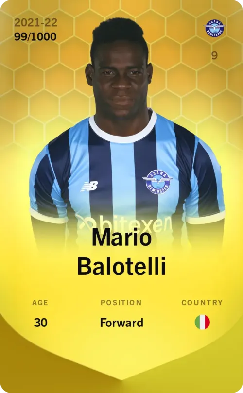 Mario Balotelli 2021-22 • Limited 99/1000