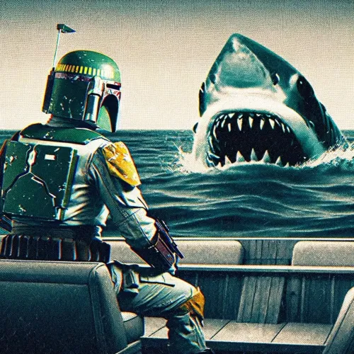 Boba gone fishing "jaws" #27