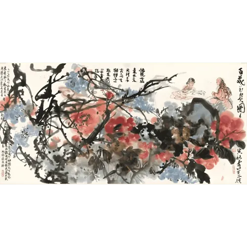 百花富贵图 #9