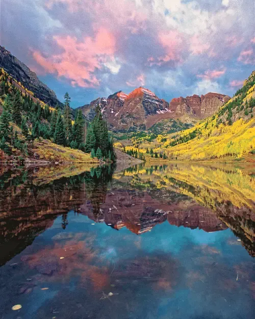 Autumn Reflection Maroon Bells - ICL #1