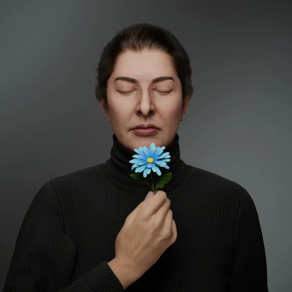 Portrait with Camomile #7