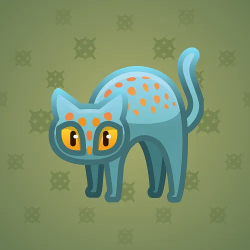 Scared Cat #2214