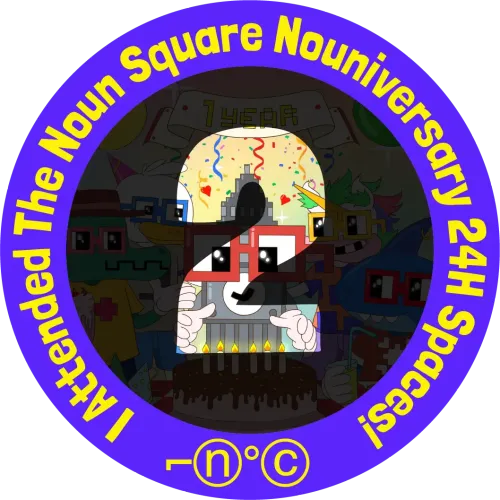 The Noun Square - Nouniversary 24hr Space 2/24 #5462297