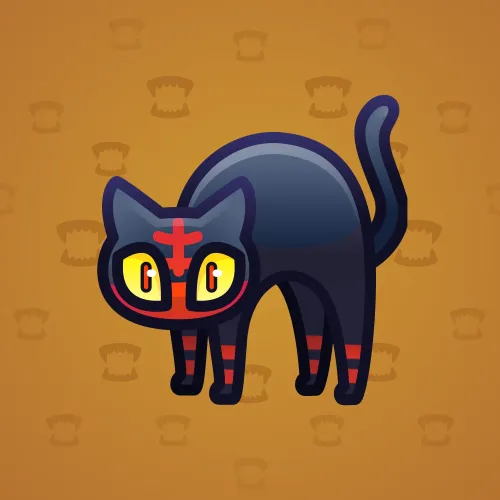 Scared Cat #12748