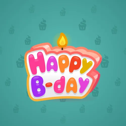 B-Day Candle #2462