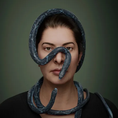 Portrait with Snakes #463