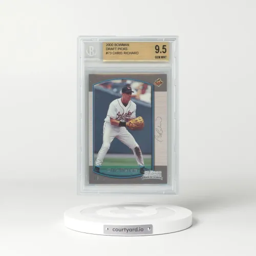 2000 Bowman Draft #73 Chris Richard RC (BGS 9.5 GEM MINT)