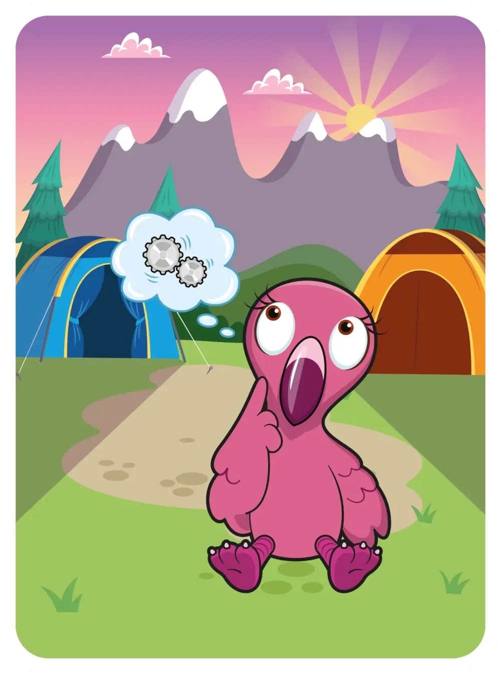 Forthright Flamingo #41047