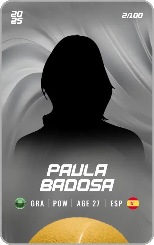 Paula Badosa - Silver - Power #21006