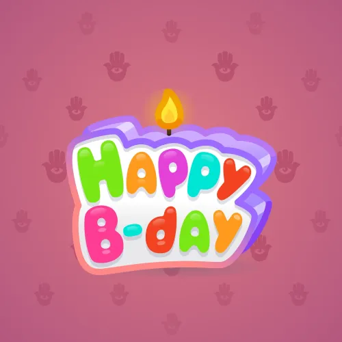 B-Day Candle #235644