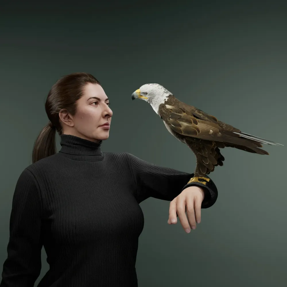 Portrait with Eagle #427