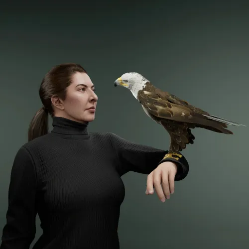 Portrait with Eagle #427