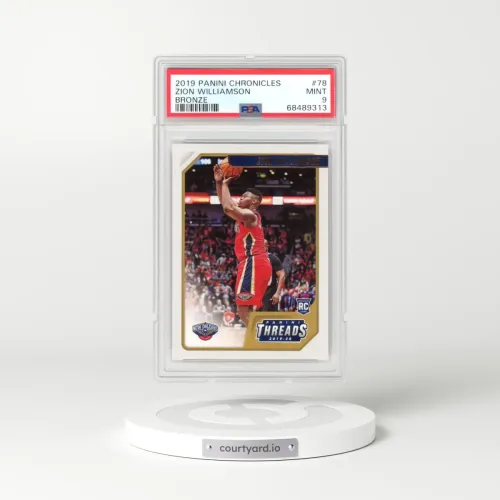 2019 Panini Chronicles #120 Zion Williamson - Bronze (PSA 9 MINT)