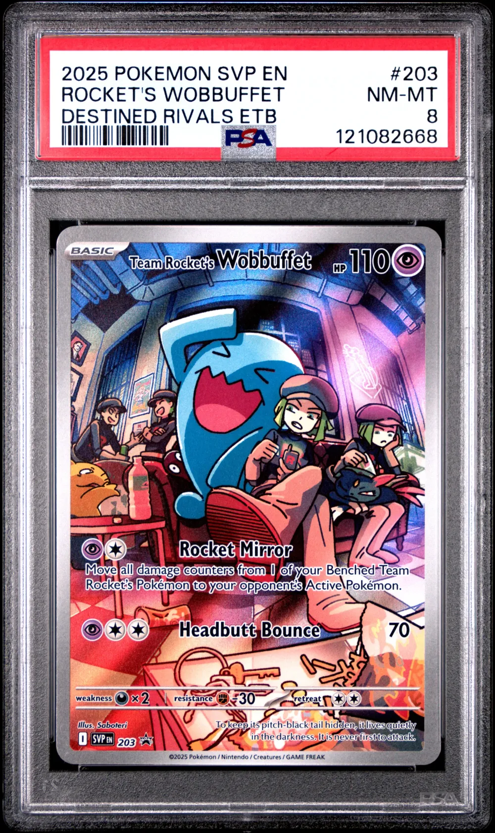 2025 #203 Team Rocket's Wobbuffe