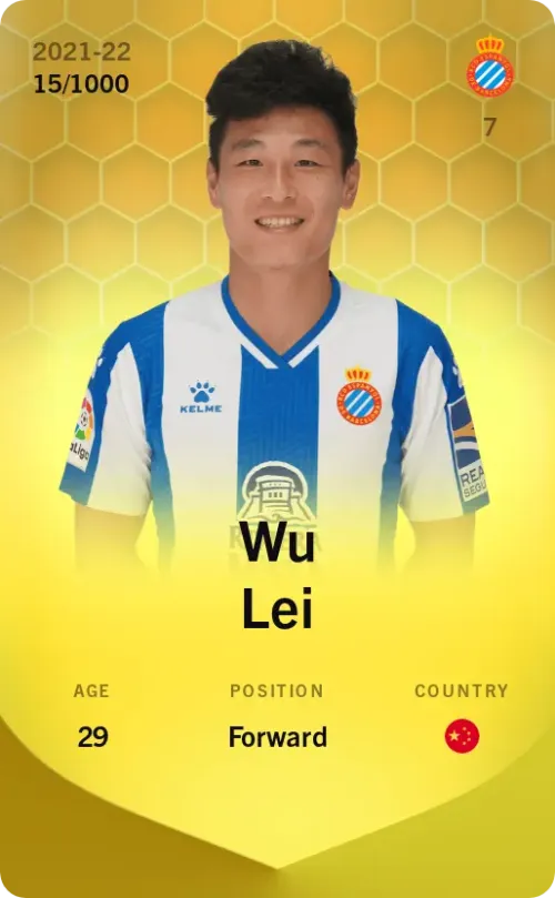 Wu Lei 2021-22 • Limited 15/1000