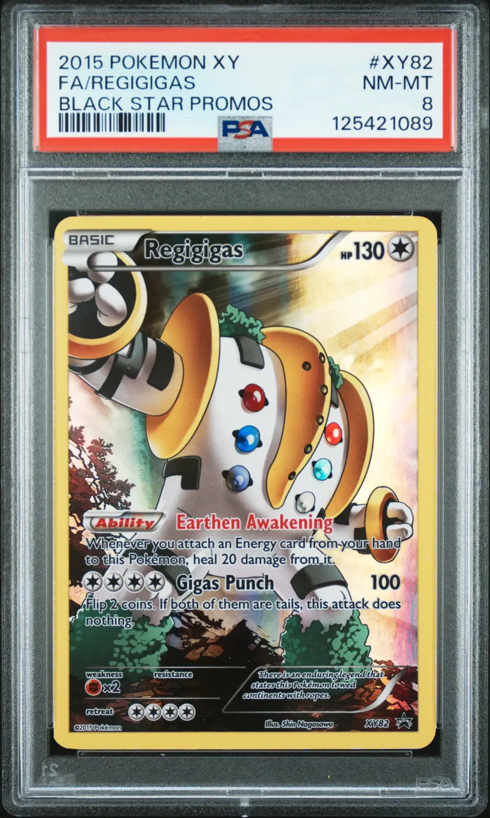 2015 #XY82 Full Art/Regigigas PS
