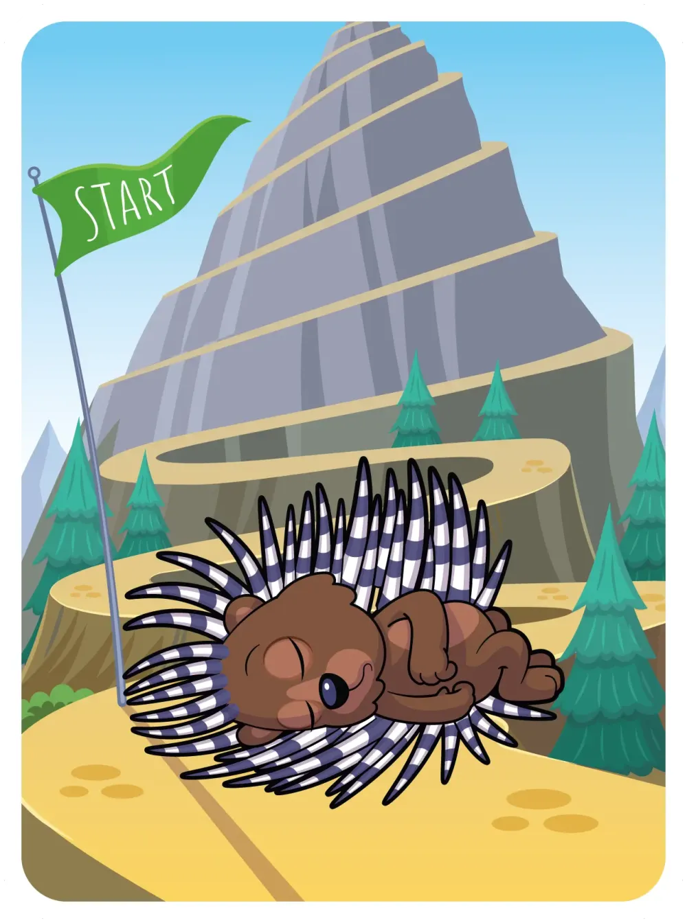 Positive Porcupine #10543