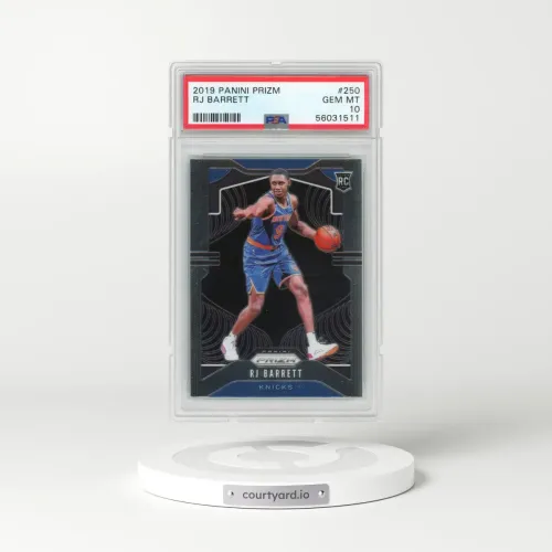 2019 Panini Prizm #250 RJ Barrett (PSA 10 GEM MINT)