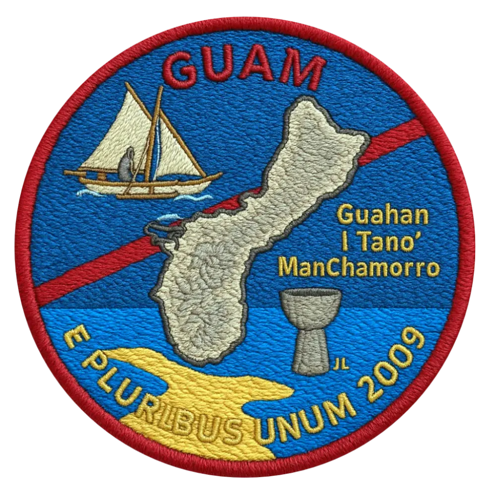53/56 Guam State Quarter Patch #54